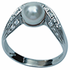 Anello con perla