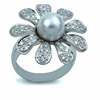 Anello con perla
