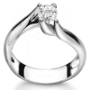 Anello con diamante